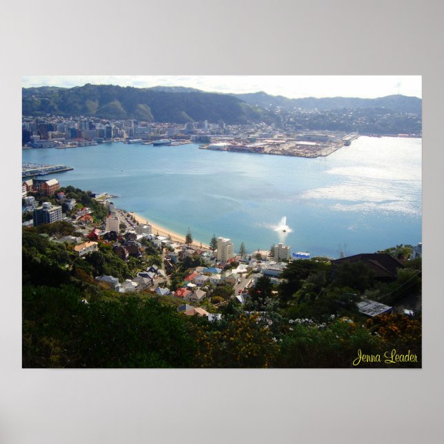 Affiche Wellington, Nouvelle-Zélande (Devant)
