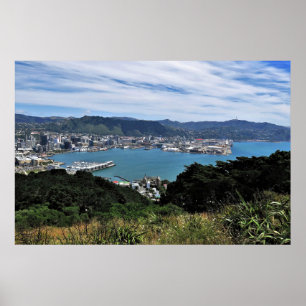 Affiche Wellington Nouvelle-Zélande