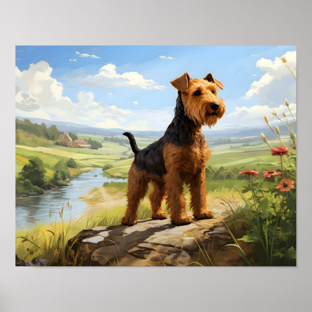 Affiche Welsh Terrier Sur Le Regard (Devant)