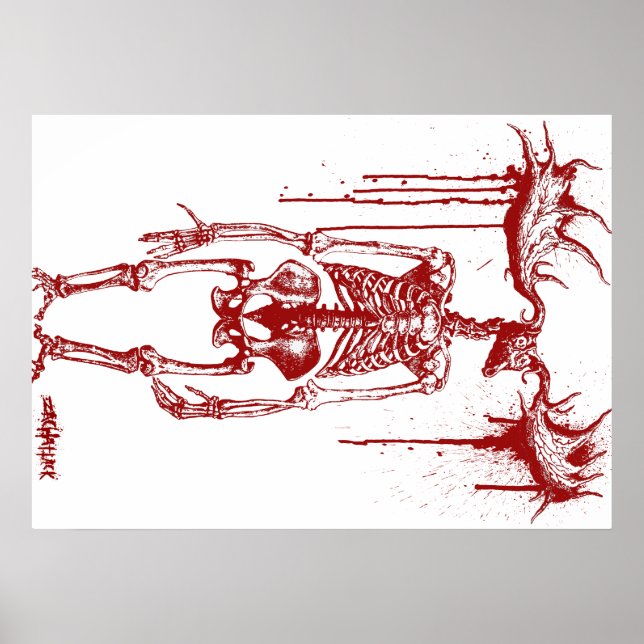 Affiche Wendigo Skeleton #2 (Devant)