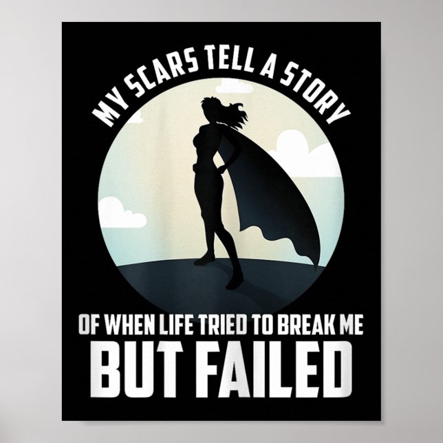 Affiche Werful Motivational Woman Shirt, My S Tell A Story (Devant)