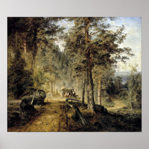 Affiche Werner Holmberg Road à Häme (journée d'été ch