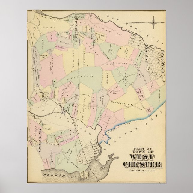 Affiche West Chester, New York (Devant)