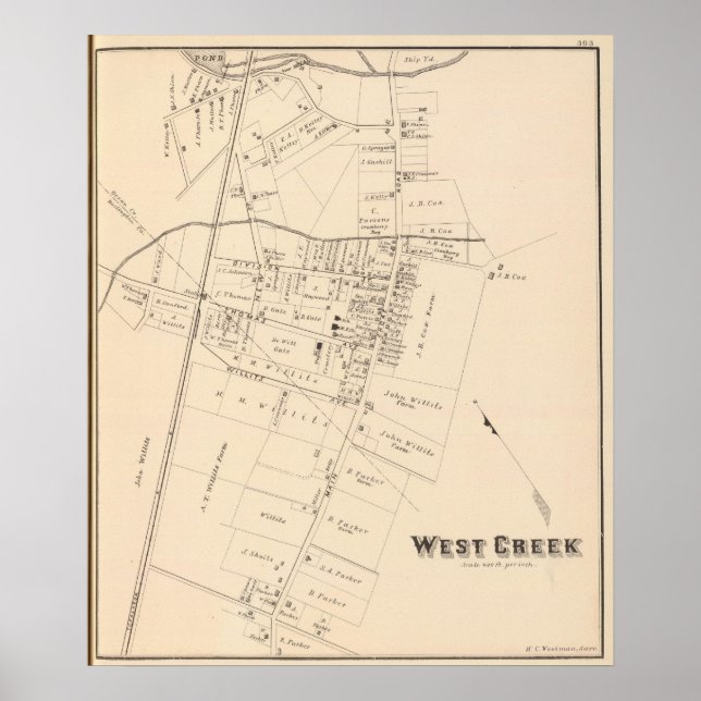 Affiche West Creek, New Jersey (Devant)