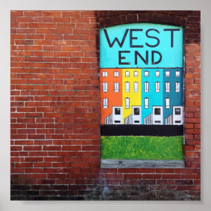 Affiche west end city wall art