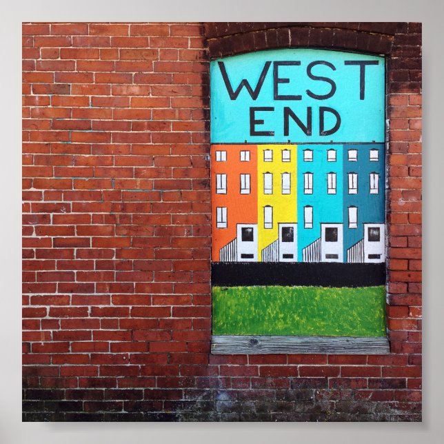 Affiche west end city wall art (Devant)
