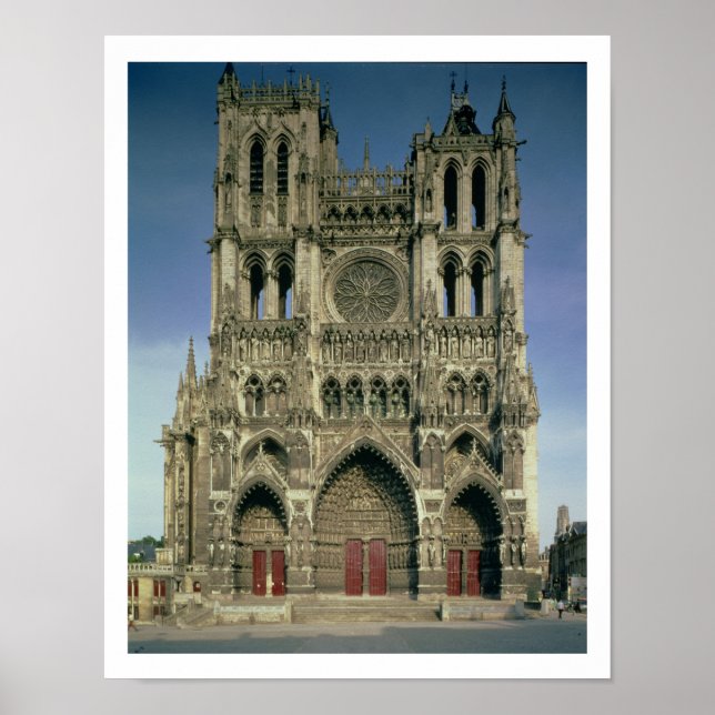 Affiche West Facade, c.1220-70 (photo) (pour plus de détai (Devant)