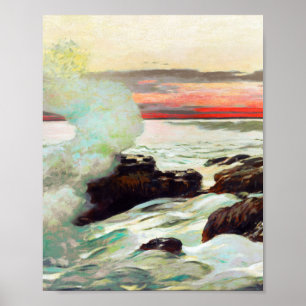 Affiche West Point, le cou de Prout par Winslow Homer