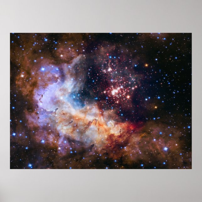 Affiche Westerlund 2 — Télescope spatial Hubble (Devant)
