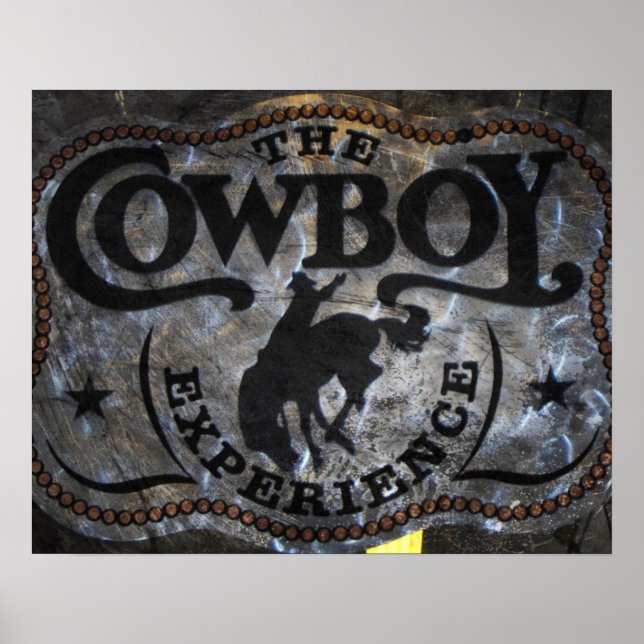 Affiche western country Stampede Horse cowboy rodeo (Devant)