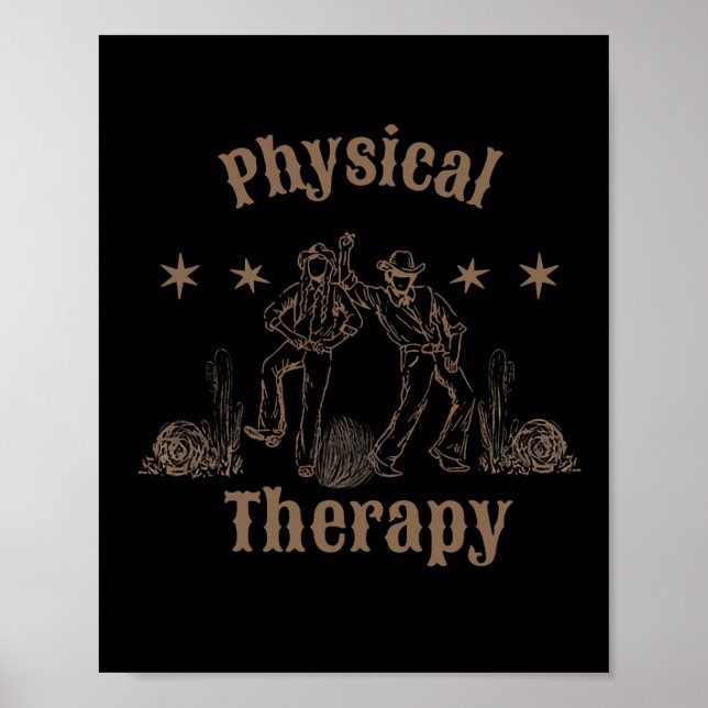 Affiche Western Physical Therapist Pt Treatment Pta Back T (Devant)