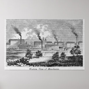 Affiche Western View of Manchester