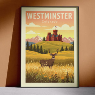 Affiche Westminster Colorado vintage