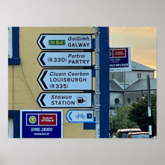 Affiche Westport Comté Mayo Irlande Europe