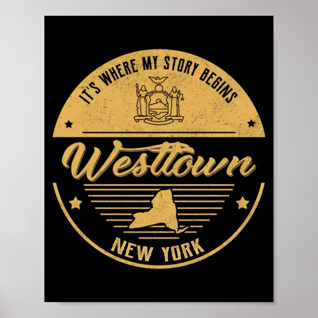 Affiche Westtown New York Its Where My Story Begins  (Devant)