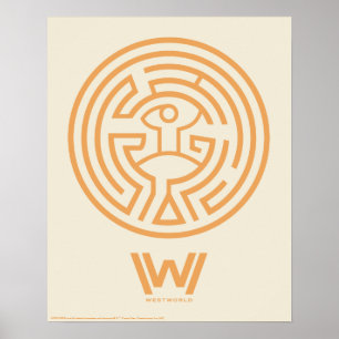 Affiche Westworld   Le symbole Maze