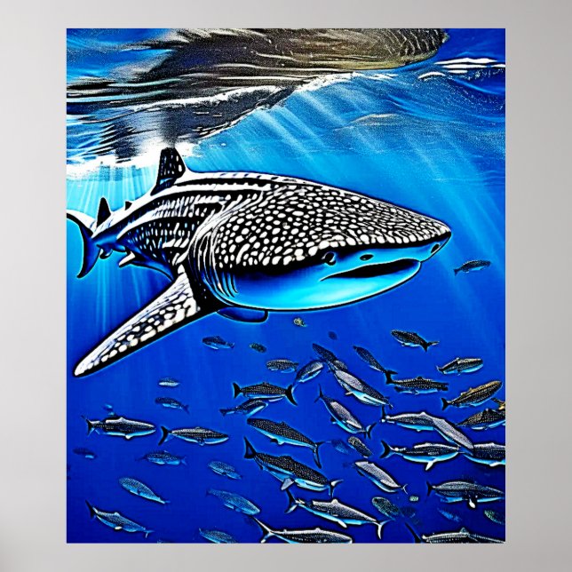 Affiche Whale Shark Majesty Design (Devant)