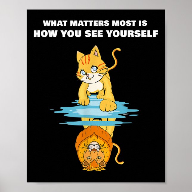 Affiche What S Most Is How You See Yourself Motivational L (Devant)