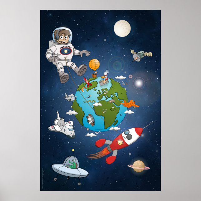 Affiche What'happening around planet earth (Devant)