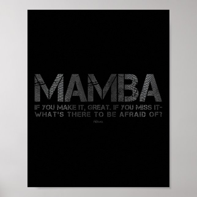 Affiche What's There To Be Afraid Of_ Basketball Court Mot (Devant)