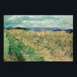 Affiche Wheatfield avec Cornflowers | Vincent van Gogh<br><div class="desc">Wheatfield With Cornflowers (1890) de Vincent van Gogh (néerlandais, 1853-1890) est un paysage vivant et chargé d’émotion de la dernière année de l’artiste. Dans ce tableau, Van Gogh capture un champ de blé doré ponctué de fleurs de maïs bleues brillantes, en utilisant sa signature brosse audacieuse et contrastes de couleurs...</div>