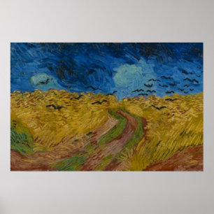 Affiche Wheatfield avec Crows Vincent van Gogh