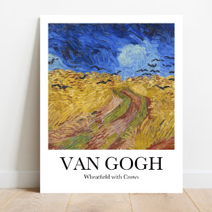 Affiche Wheatfield with Crows by Vincent van Gogh