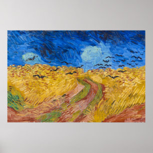 Affiche Wheatfield with Crows by Vincent van Gogh