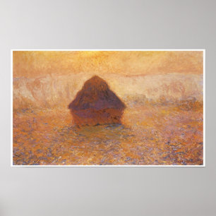 Affiche Wheatstack (Sun dans la brume), 1891