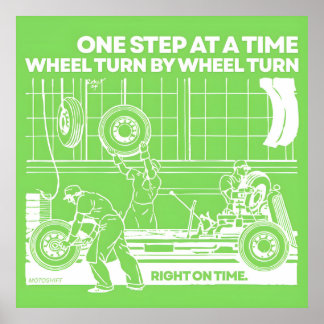 Affiche Wheel turn by Wheel turn