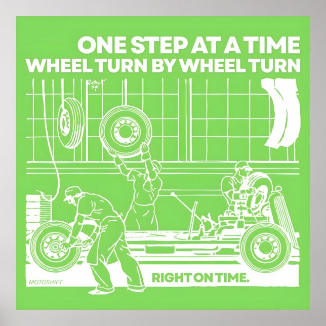 Affiche Wheel turn by Wheel turn (Devant)