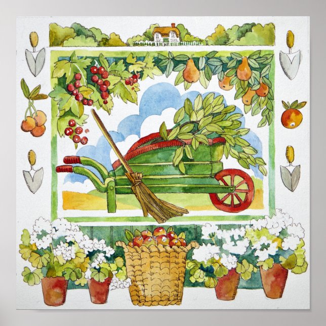 Affiche Wheelbarrow - garden surround 2012 (Devant)