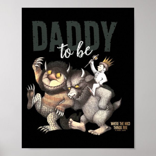 Affiche Where The Wild Things Are Daddy To Be _1  (Devant)