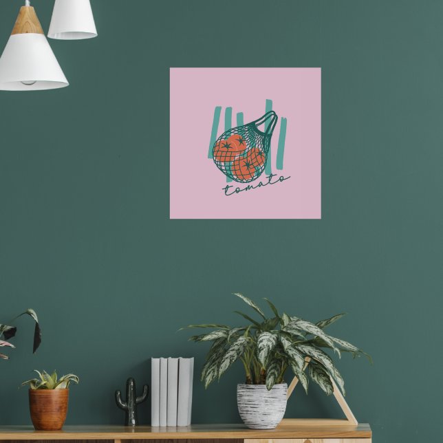 Affiche Whimsical Tomatos Italy Farmers Market (Salon 1)