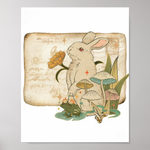 Affiche Whimsical Woodland Friends