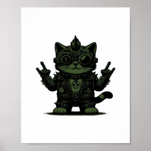 Affiche Whimsigoth Cyborg Art Vintage Design Classique