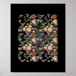Affiche Whimsigoth Old Victorian Floral Oil Peinture Class