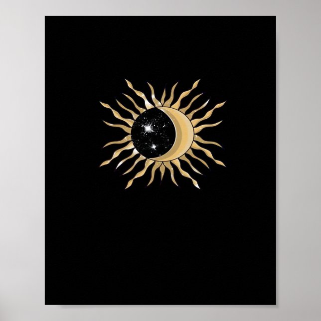 Affiche Whimsigoth Sun Moon Space Classic (Devant)