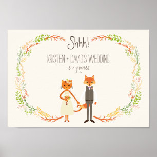 Affiche Whimsland Chat & Fox mariage en cours