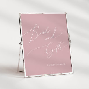 Affiche Whimsy Dusty Rose Baby showers Livres et cadeaux