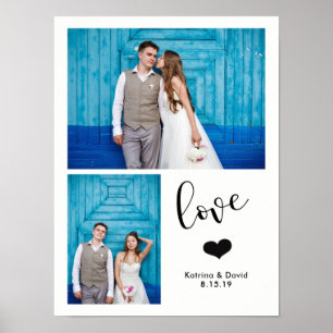 Affiche Whimsy moderne   Deux Mariages photo
