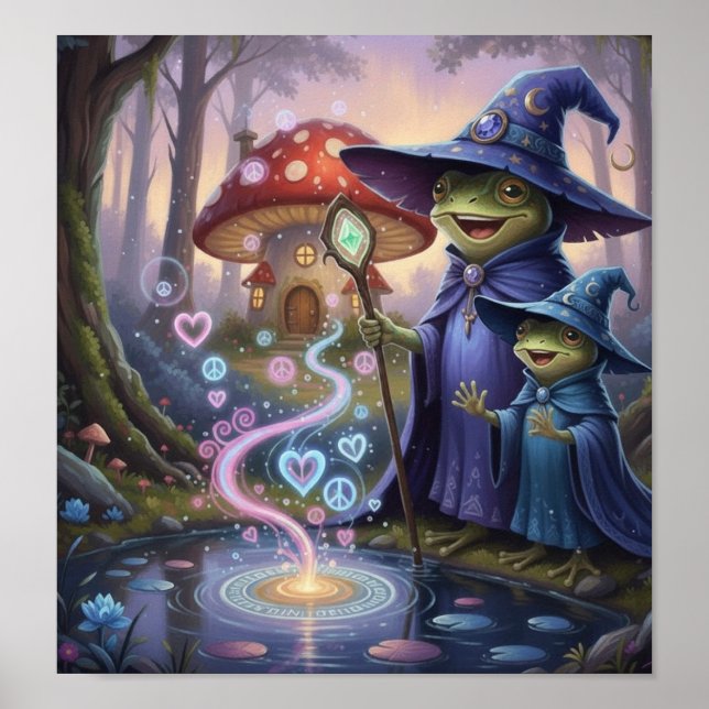 Affiche WhimsyFrogWizard4 (Devant)