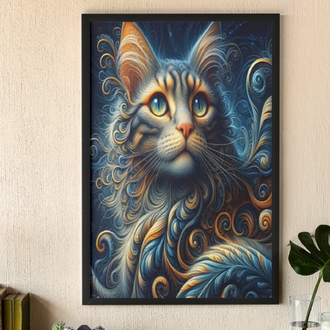 Affiche Whiskers et Sapphire : Un regard bleu chats (Créateur téléchargé)