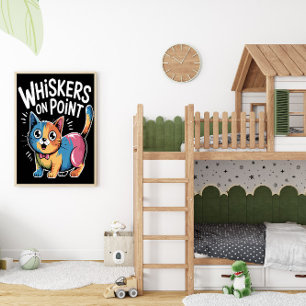 Affiche Whiskers Flawless Feline