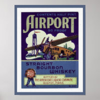 Whiskey aéroport Bourbon 1930