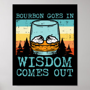 Affiche Whiskey Aller Dans La Sagesse Sorte De Fête des pè