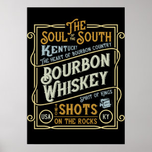 Affiche Whiskey du Kentucky