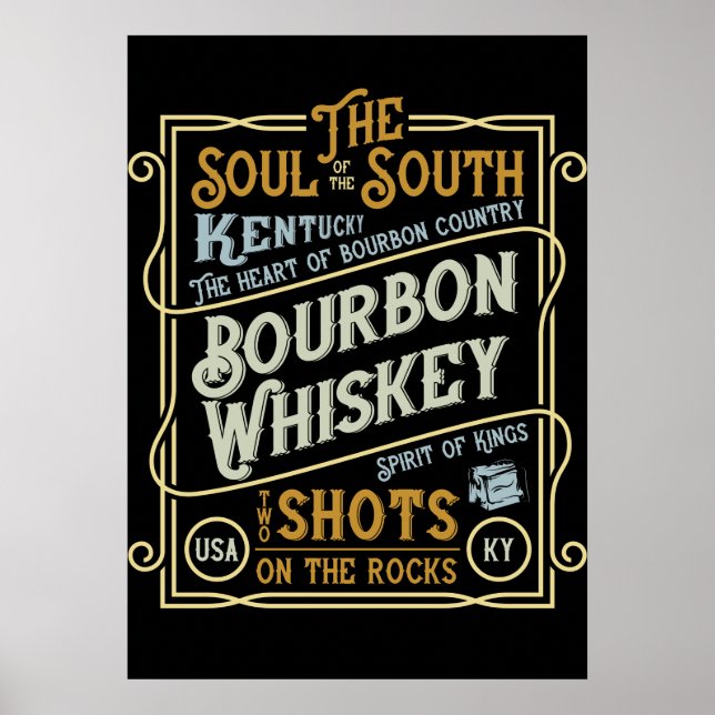 Affiche Whiskey du Kentucky (Devant)
