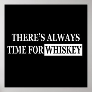 Affiche whiskey lover citations amusantes