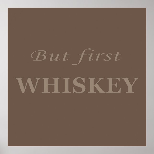 Affiche whiskey quotes (Devant)
